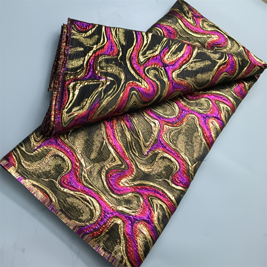 African Lace Fabric, 5 Yards/pc, Nigerian Fabric, Printed Fabric, Jacquard Brocade Fabric, Suitable for Wedding/Party/Daily