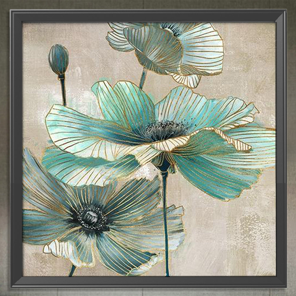 Ginkgo Leaf Stamped Cross Stitch Kits 11CT Printed Embroidery DIY Handmade Craft