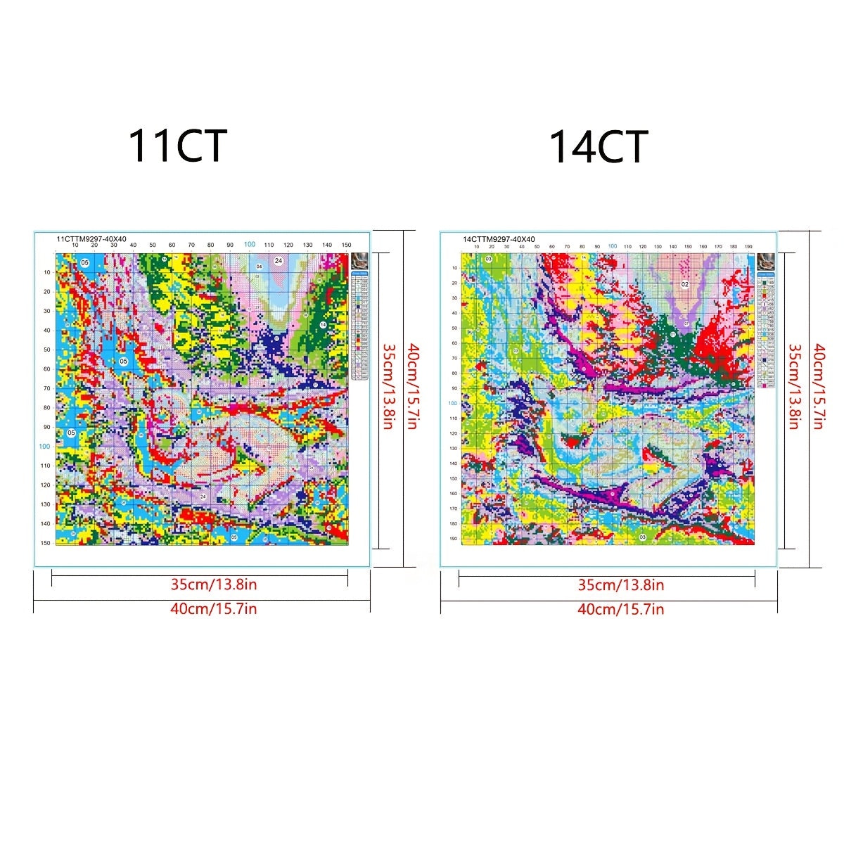 1set 40x40cm/15.7x15.7Inch DIY Cross Stitch Kit Frameless, Sweet Little Deer, Stamped Cross Stitch Kits, Cross Stitch Set for Home Decor, Includes Patterned Fabric & Threads, Perfect for Living Room Entrance Or Bedroom Decora
