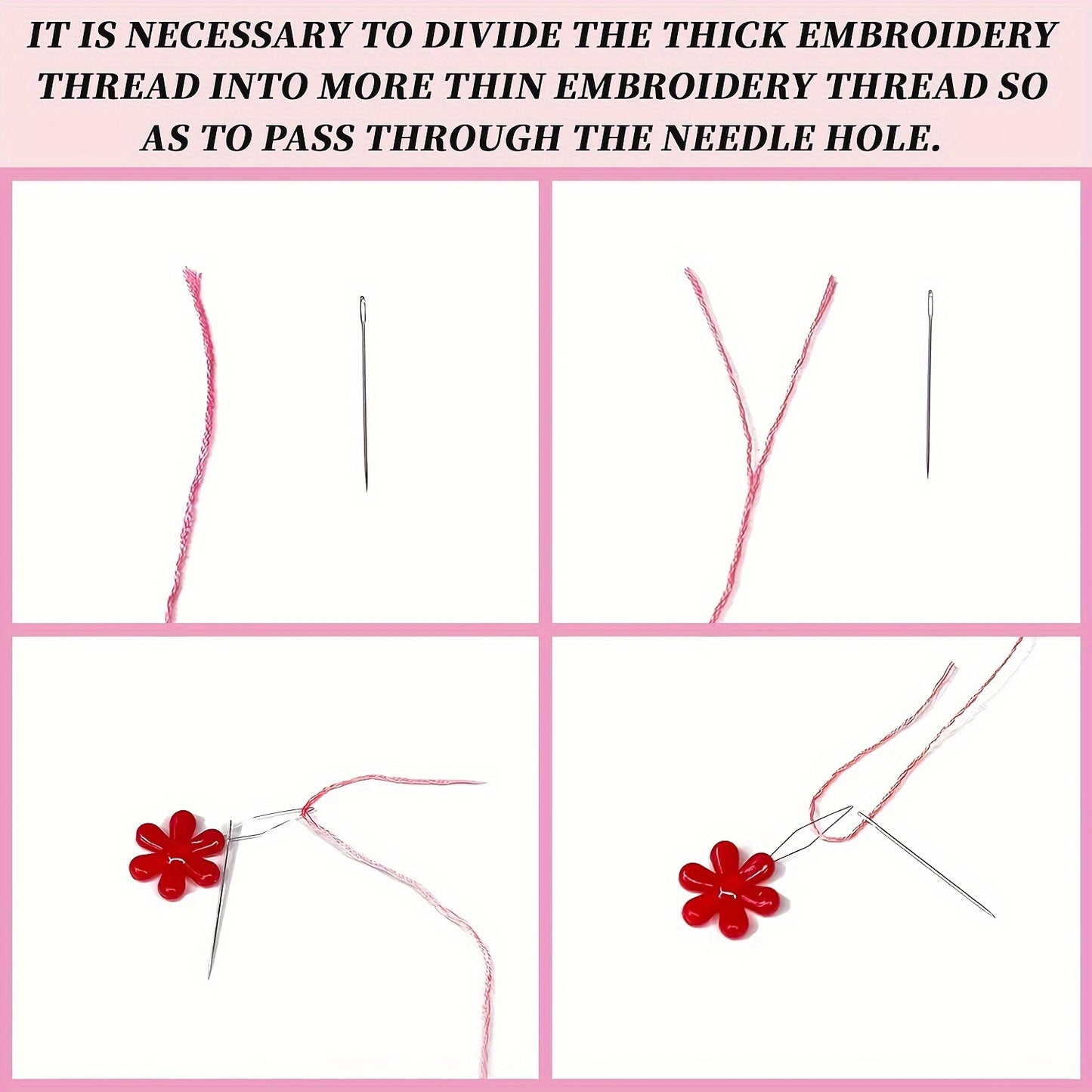 6pcs Butterfly & Flower Cross Stitch Bookmark DIY Art Kit - Includes 6 Printed Cross Stitch Canvases, Sufficient Embroidery Threads, Stitching Tools (Colors Random), and English Instructions - Perfect for Beginners & Craft En