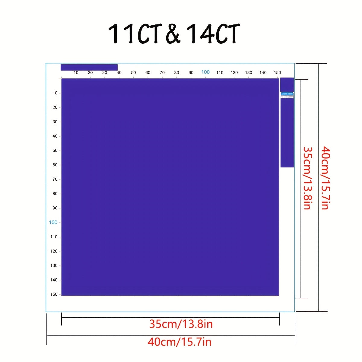 JOZYSH 1 set of printed cross stitch adult set 40x40cm/15.7x15.7in, holiday gift for home decoration, simple decoration for Chinese ladies, 11CT/14CT embroidery craft needle set for all seasons, Seasonal Decoration, DIY Embro
