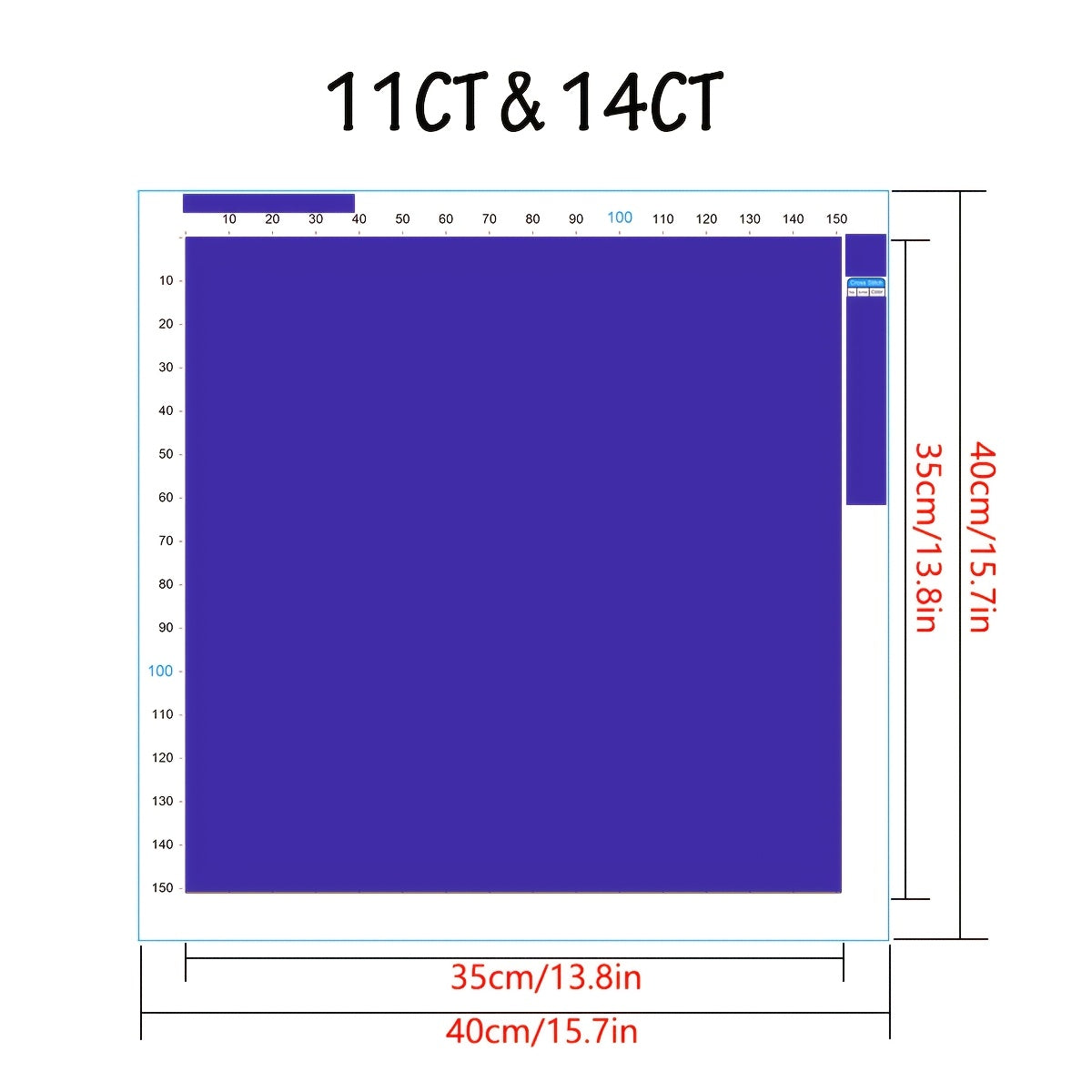 ZUOANLF 1 Set 40X40cm/15. 7X15. 7 Inches Cross-Stitch Toolkit Without a Frame, Printed Cross-Stitch Kit, Embroidery Set for Home Decoration, Including Patterned Fabric And Threads, Suitable for Living Room Entrance Or Bedroom