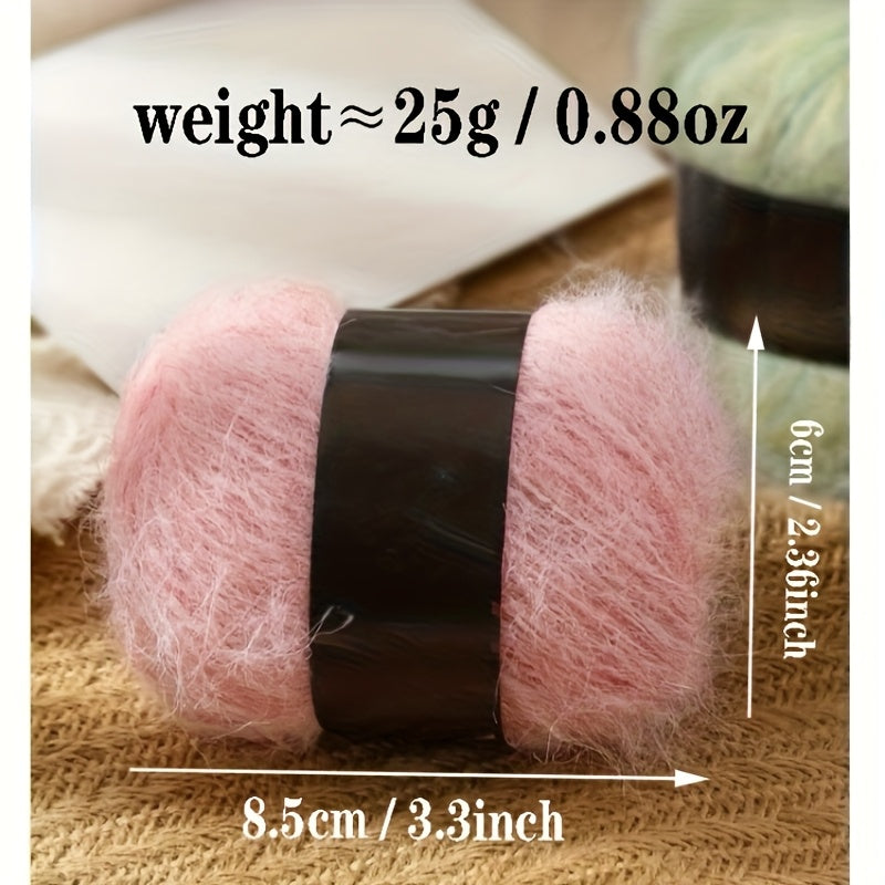 8pcs Luxury Alpaca & Yarn, Soft Fluffy Cloud Fiber Blend for Knitting and Crochet, Fashion Sweaters, Cardigans, Scarves, Hats, Shawls, Tops, Coats, Alpaca,